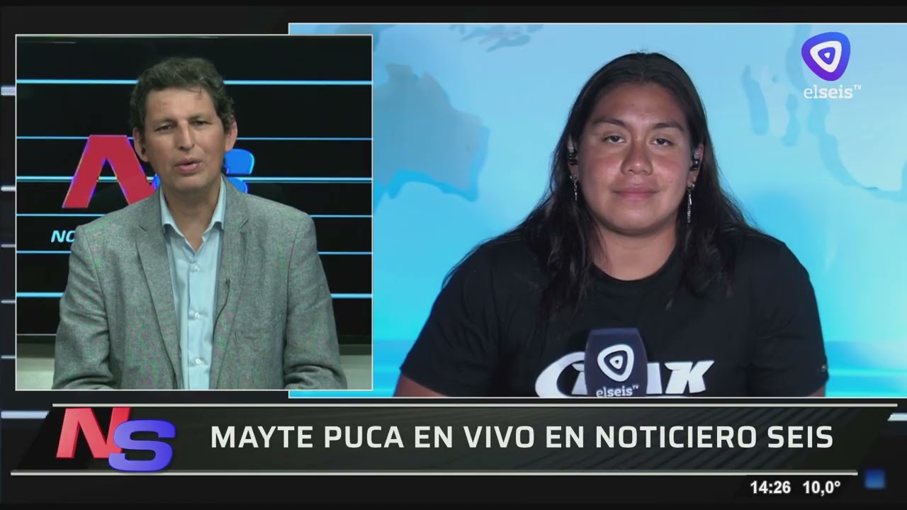 Mayte Puca en Noticiero Seis: Notable récord de la nadadora en el cruce del Río de la Plata