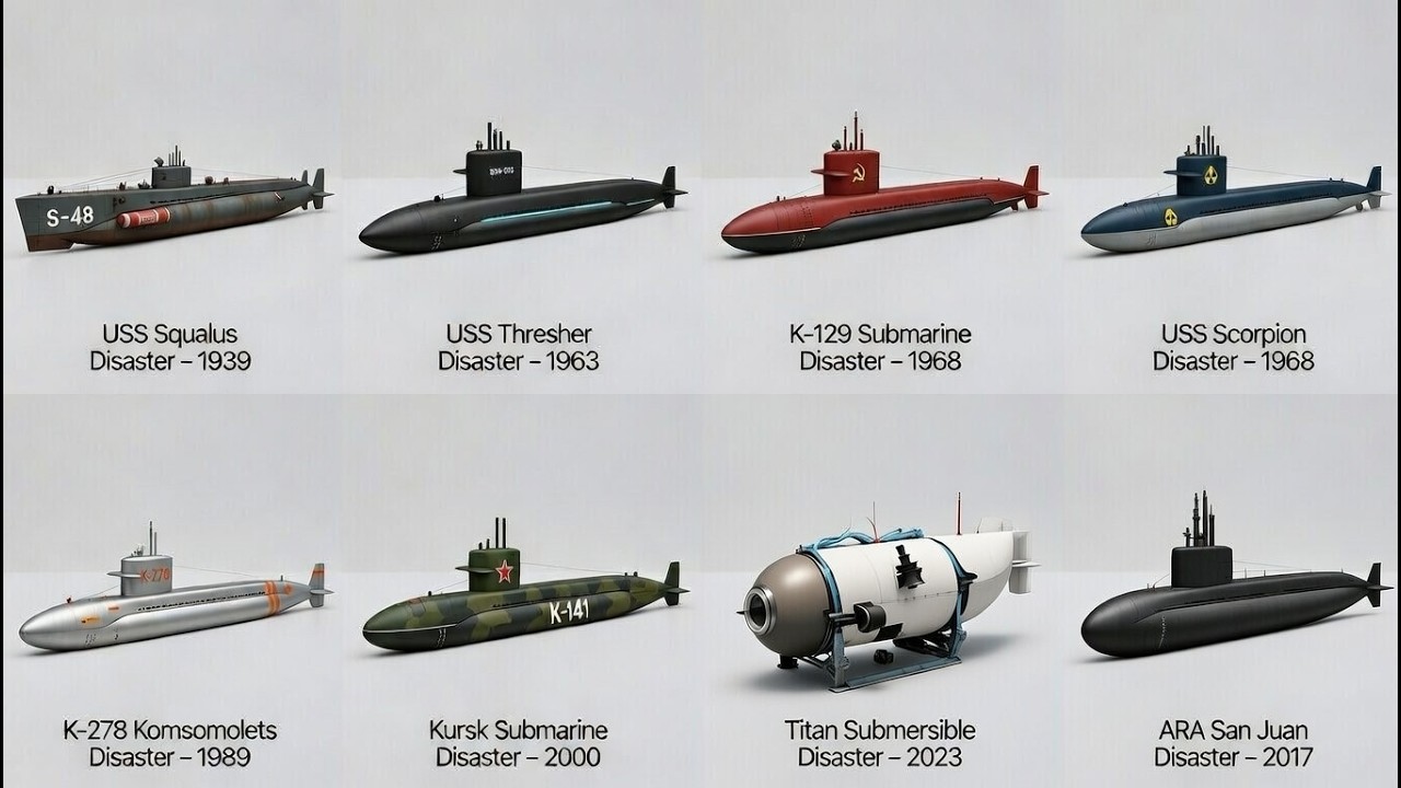 Every major Submarine disaster Explained