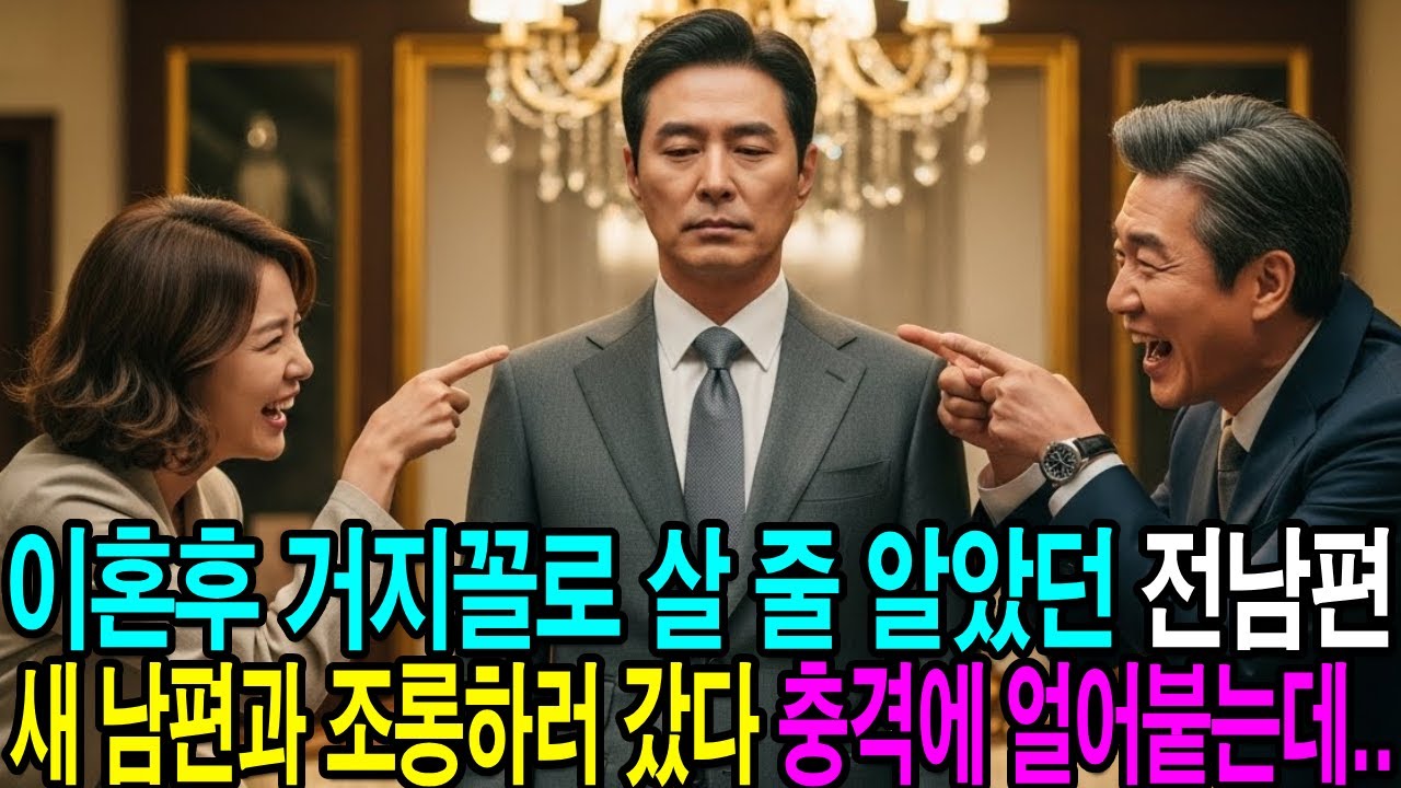 이혼후 거지꼴로 살 줄 알았던 전남편, 새남편과 조롱하러 갔다가 재벌회장이 된 모습에 얼어붙고 말았습니다ㅣ오디오북ㅣ감동사연