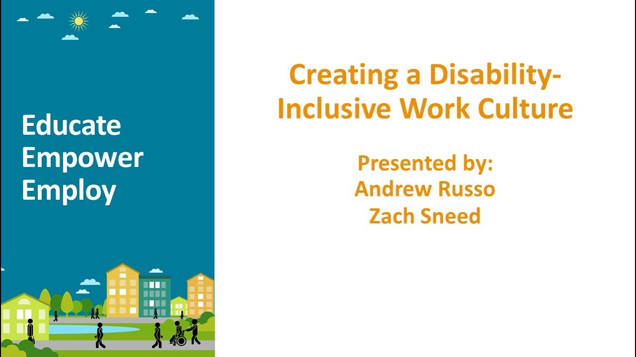 Creating a Disability-Inclusive Work Culture