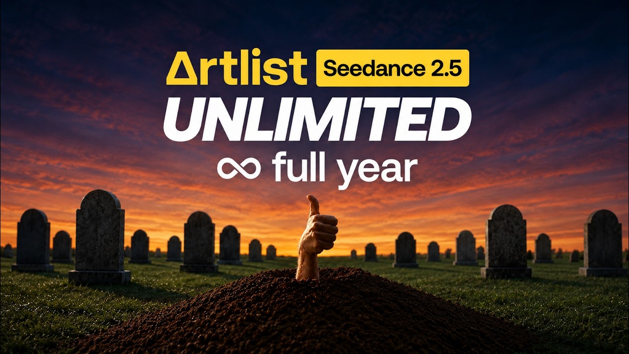 Seedance 2.5 БЕЗЛИМИТ на целый год в Artlist