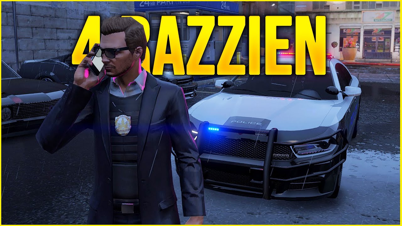 GTA ROLEPLAY #524👮Vier Razzien des SAPD gleichzeitig ● LuckyV.de
