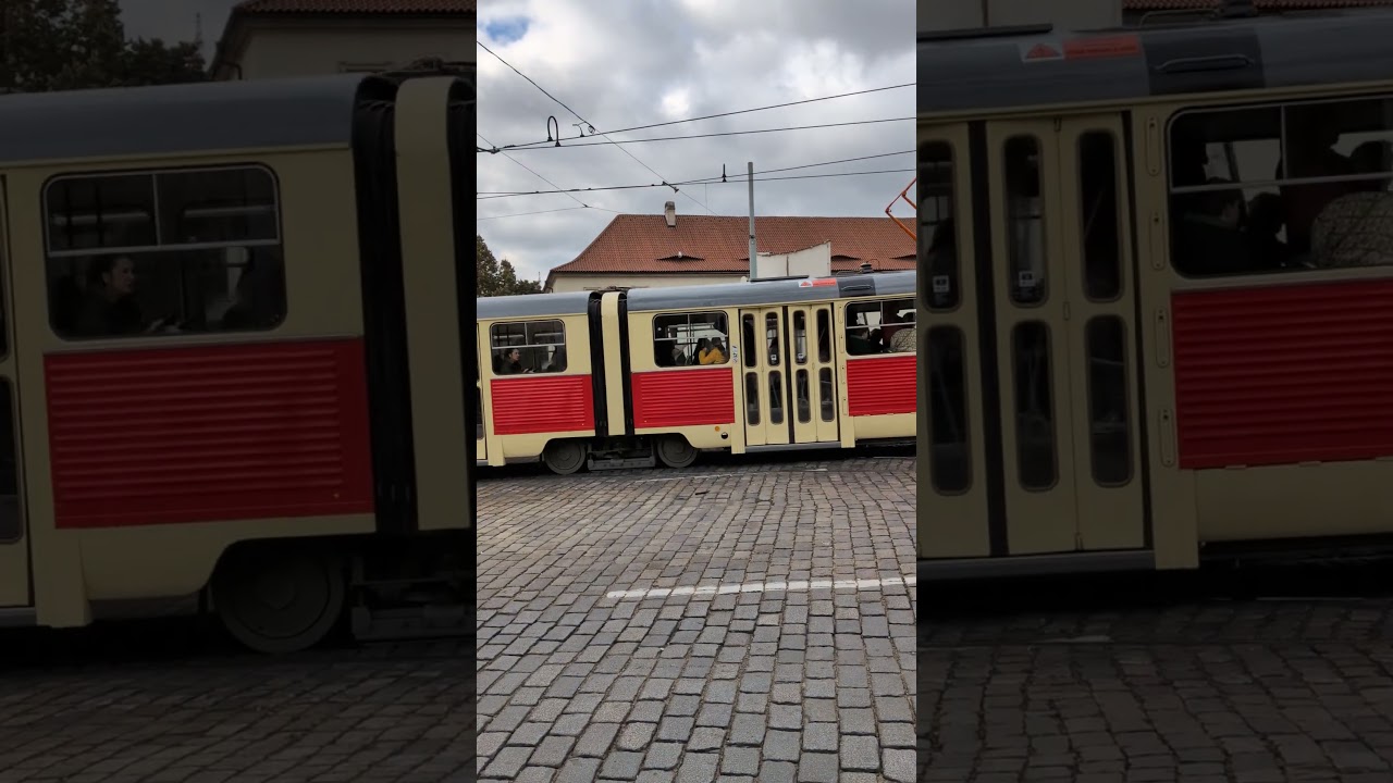 Trams near Prague Castle #trainspotting