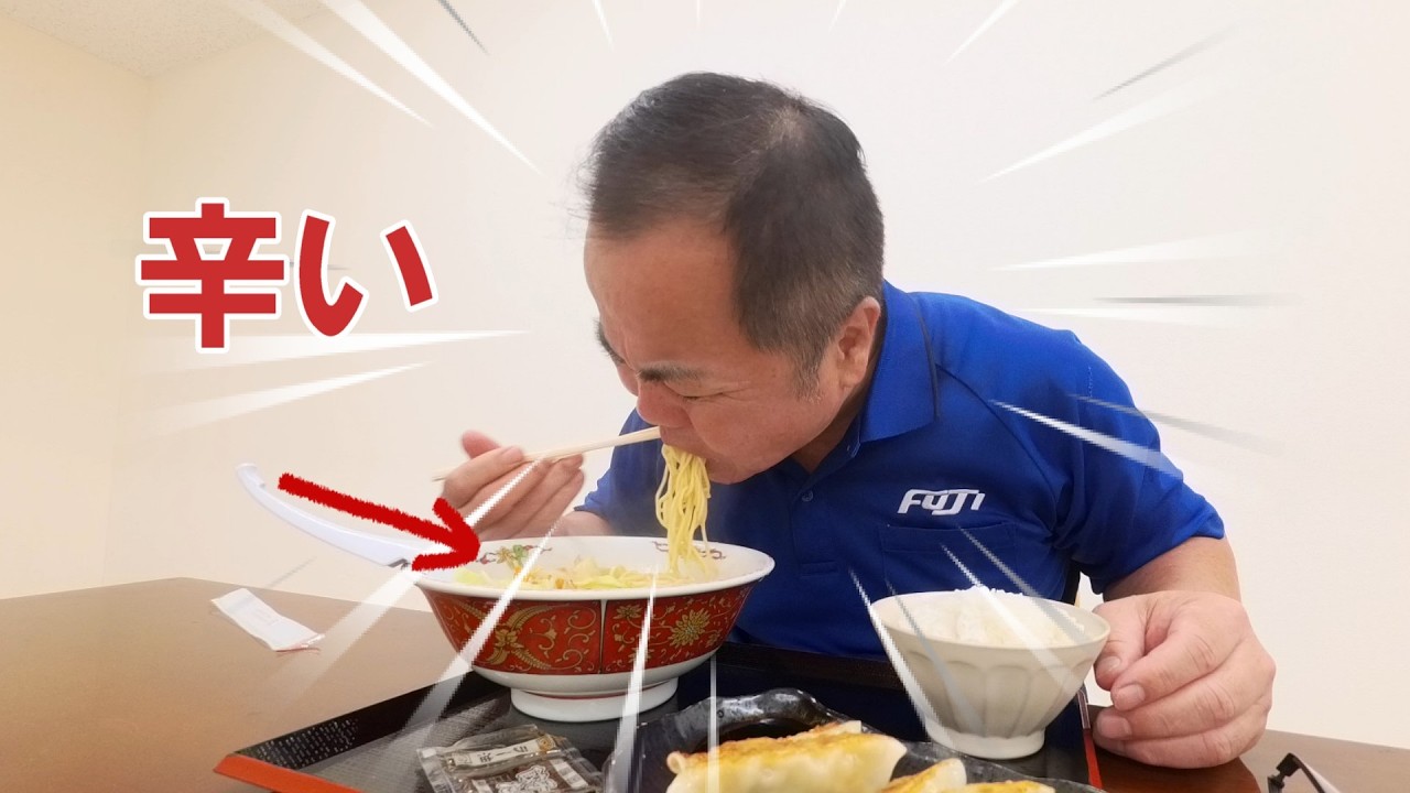 関東帰りの運転手飯！辛いの苦手な長距離運転手。汗だくなPA飯