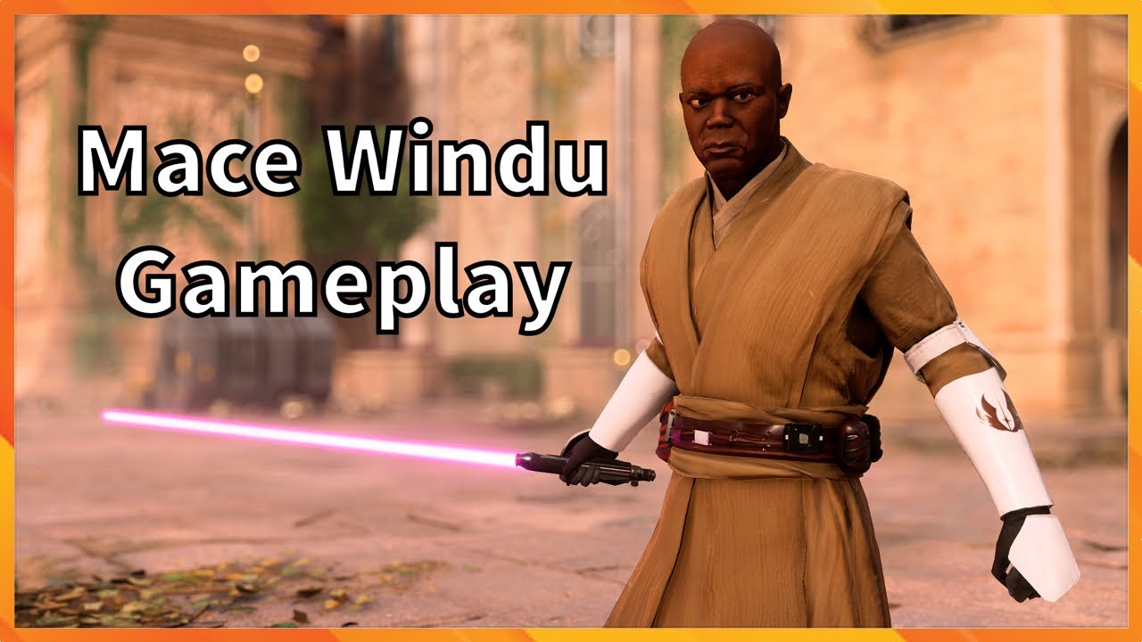 Mace Windu Gameplay Star Wars Battlefront 2