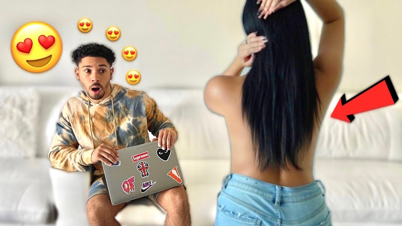 WALKING AROUND TOPLESS THIS IN FRONT OF MY HUSBAND!! *HIS REACTION*