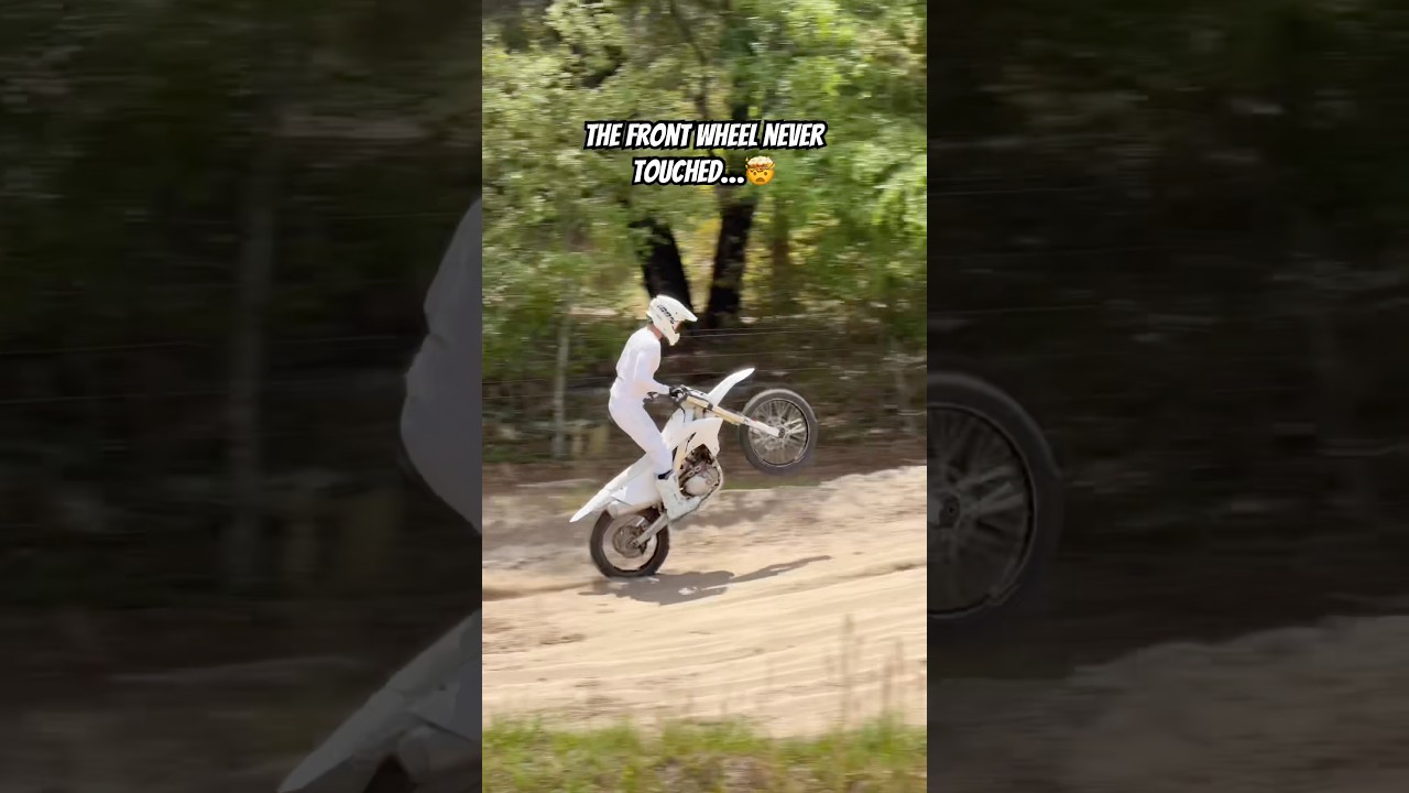 Pro rider demonstrates MIND BLOWING wheelie technique!! 🤯