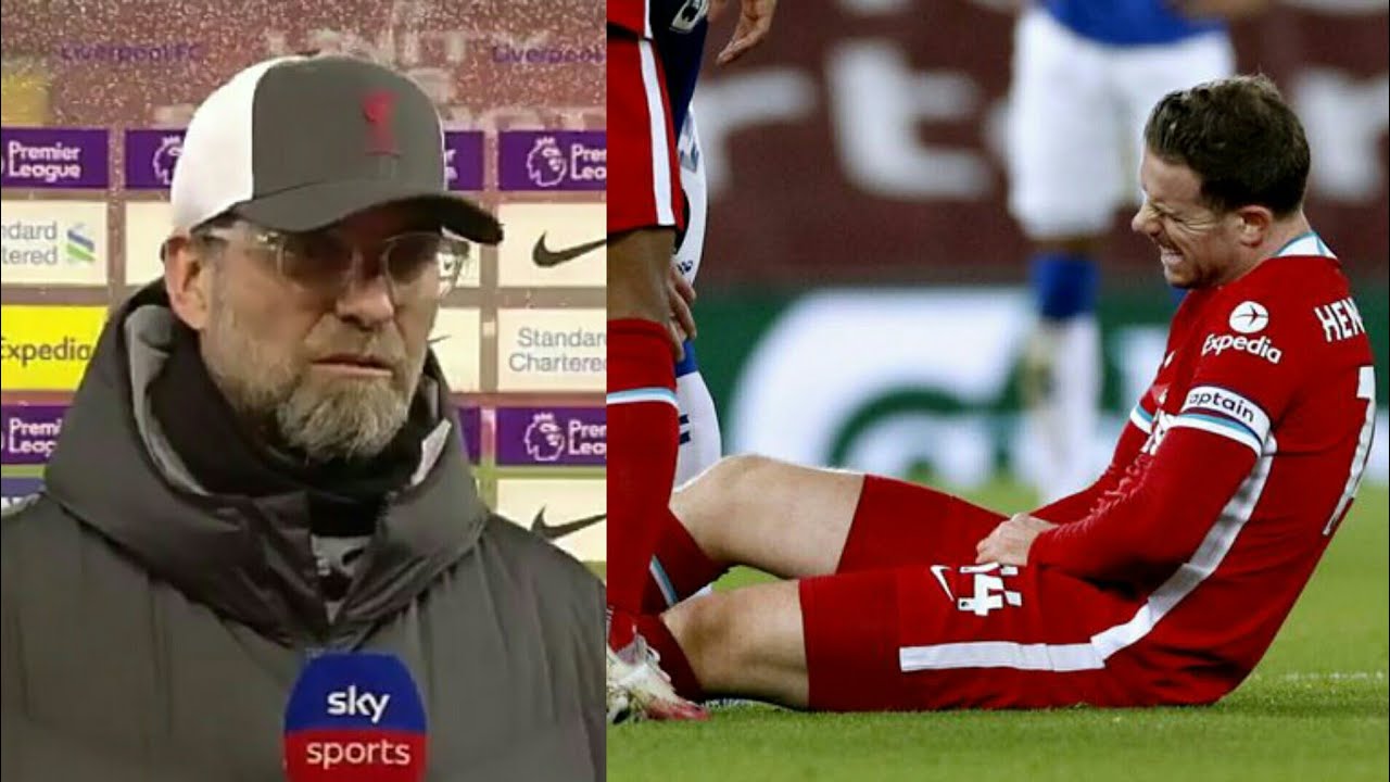 Jurgen Klopp on Jordan Henderson injury vs Everton