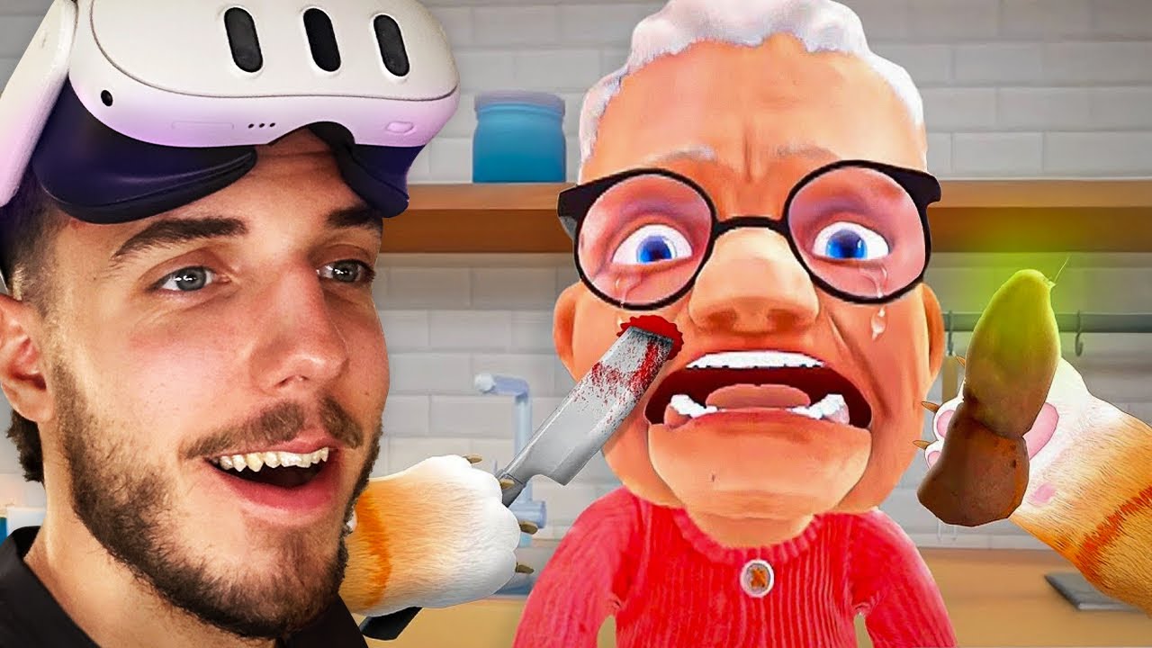 Ubližujem GRANNY ako NAJHOR&Scaron;IA Mačka Na Svete🐱(Virtu&aacute;lna Realita)