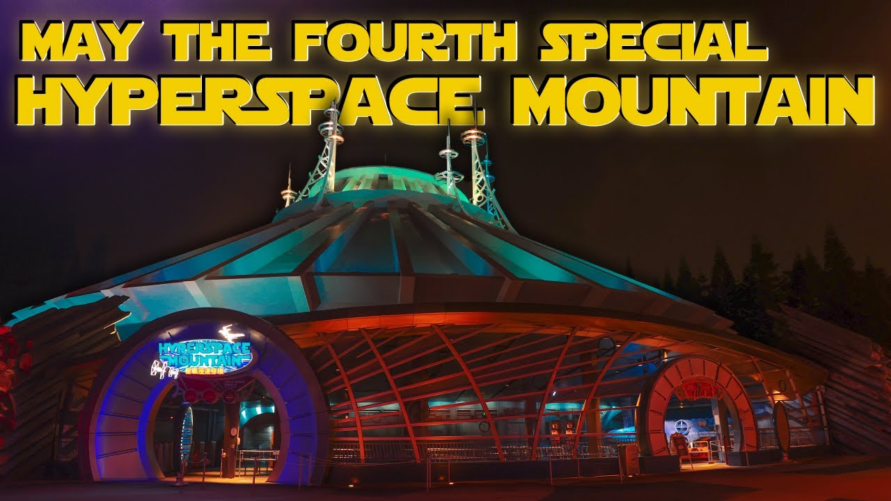 【May Fourth Special】Hyperspace Mountain Full Experience｜Hong Kong Disneyland