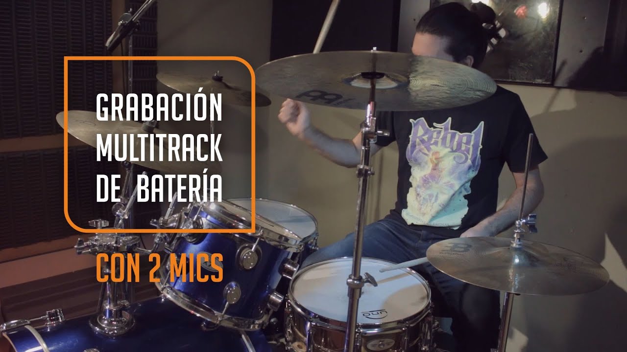 Grabación multitrack de batería solo con 2 micrófonos! - Reemplazo de sonido