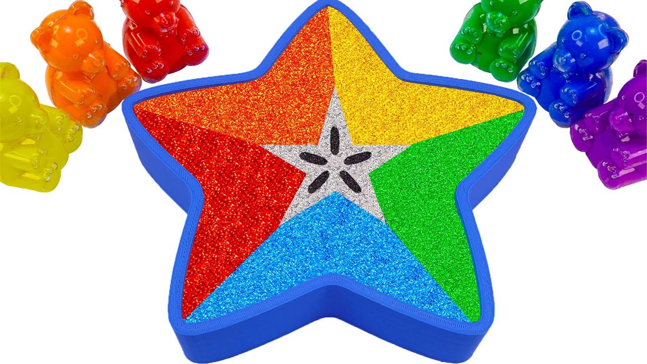 ✨⭐ So Satisfying! Bintang Lucu dari Slime Berwarna 😍 ASMR ✨ Yo Yo Colors