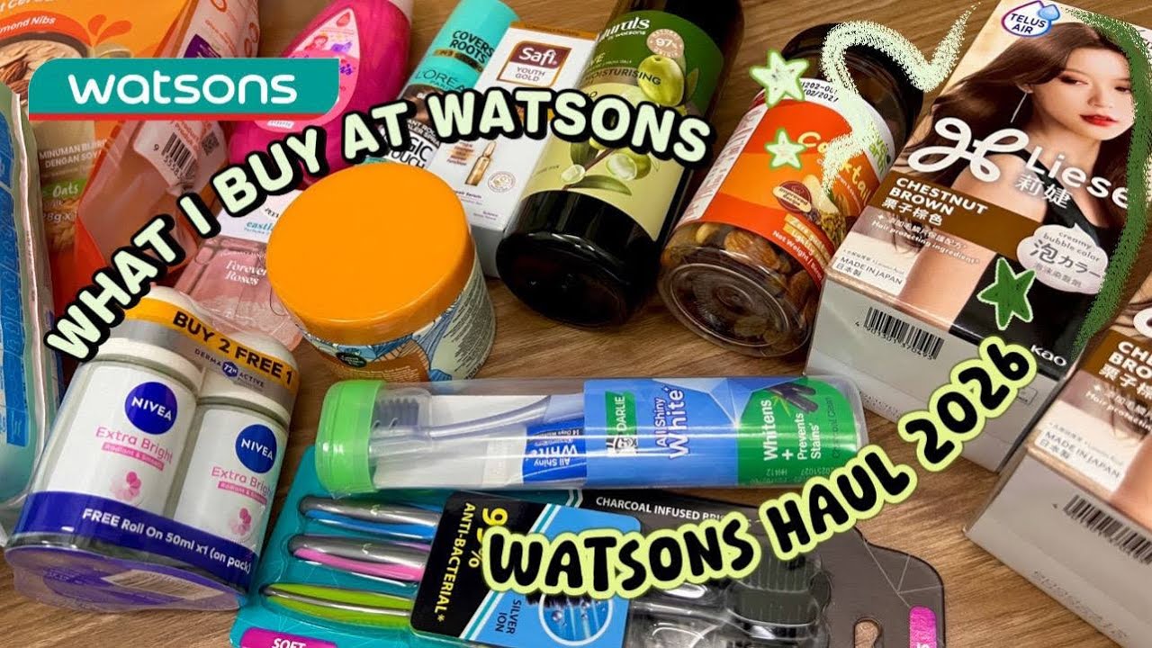 WATSON HAUL - Something New in WATSONS 💞 #watsonsmalaysia #watsonshaul 