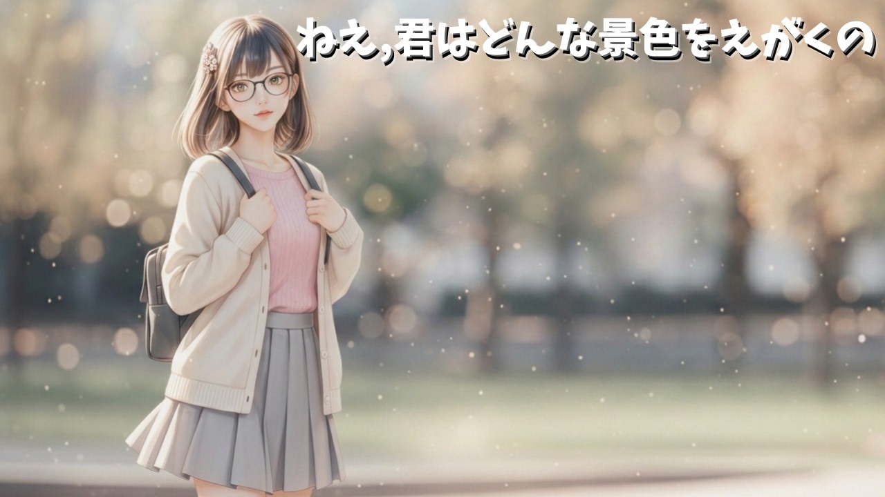 どんな景色をえがくの｜Sym’ny｜music & stories　遠回りでもいい。誰かの色じゃなく、君だけの景色をえがく歌。We are stories.