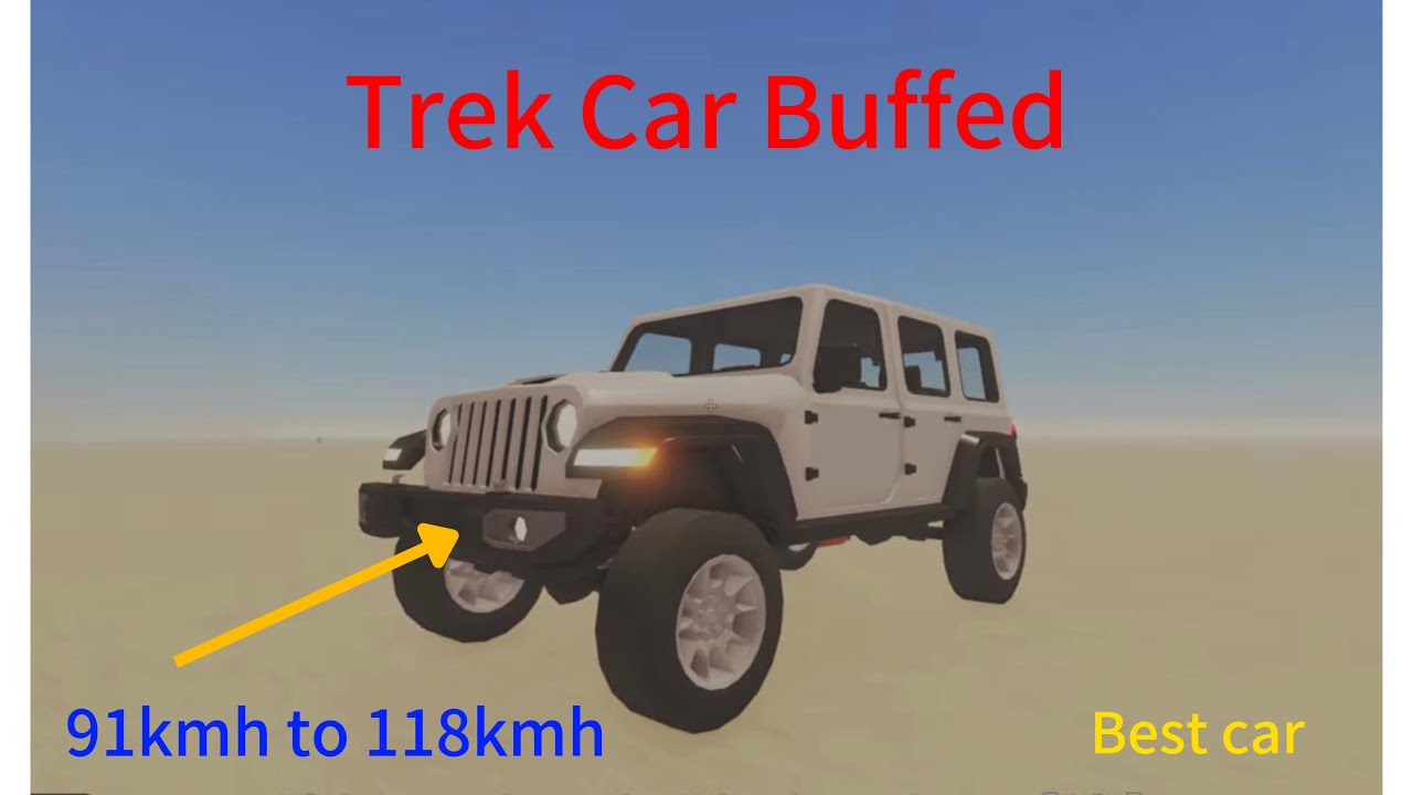Roblox A Dusty Trip Trek Speed and Acceleration Buffed