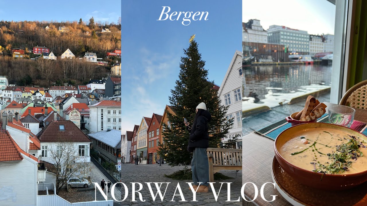 solo in bergen 🇳🇴 bryggen, fish soup, 7 hrs on norway’s best rail journey 🚞 NORWAY VLOG 02 一個人去挪威卑爾根
