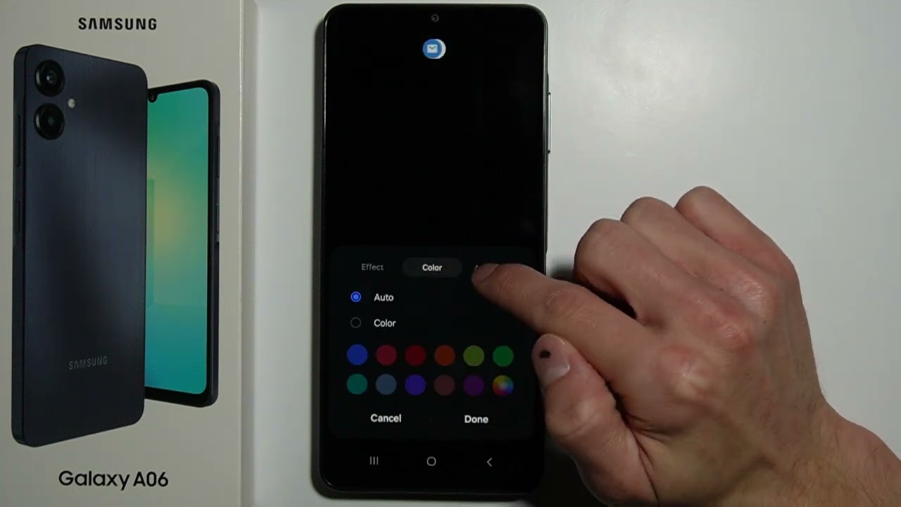 Samsung A06: How to Turn On Edge Lighting Style?