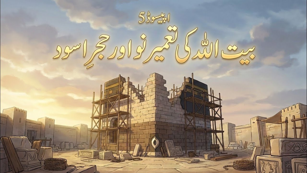 Seerat un Nabi ﷺ for Kids - Episode 5 | Hajar e Aswad Ka Waqia | کعبہ کی تعمیرِ نو 