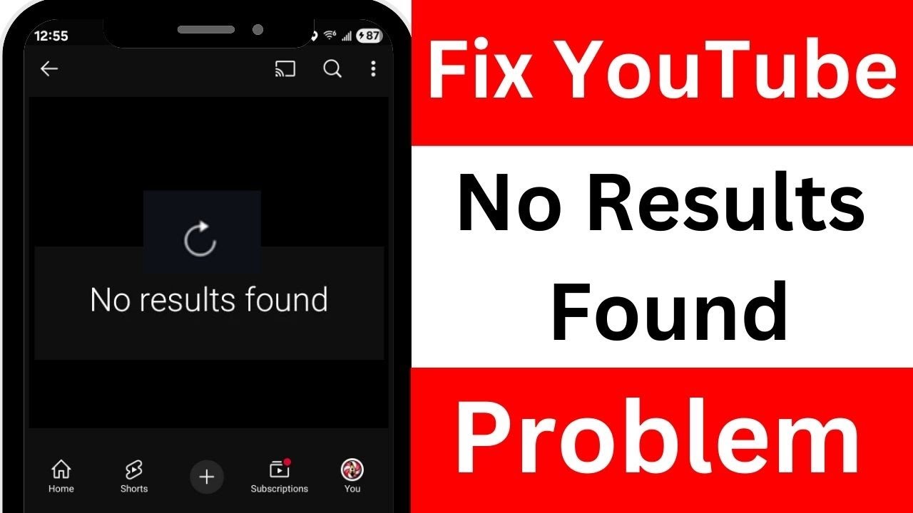 Fix YouTube No Results Found | No Results Found YouTube