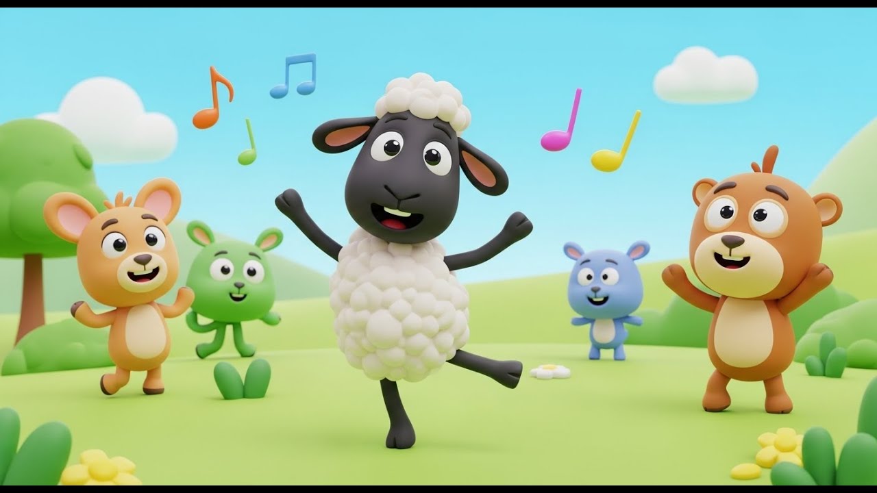 Baa Baa Black Sheep Dance | Fun Nursery Rhyme for Kids | Sing, Dance & Play Along