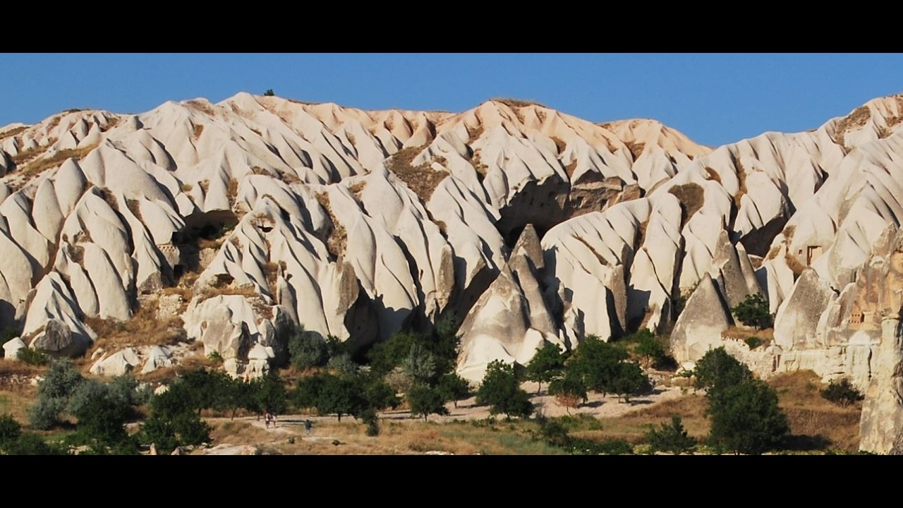 Türkiye Kapadokya Καππαδοκία, Turkey Cappadocia landscape, il paesaggio nel grembo della roccia
