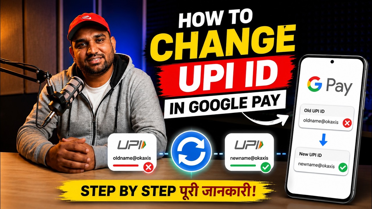 How To Change UPI ID In Google Pay | How To Change GPay UPI ID