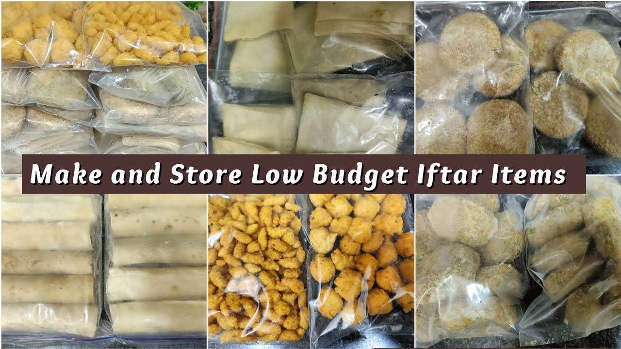 Low Budget Iftar Recipes for Ramzan | Make and Store these Frozen items for Ramadan