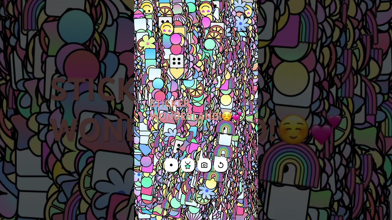 Tutorial on making a STICKER WONDERLAND!!☺️👀🫶🏻💕