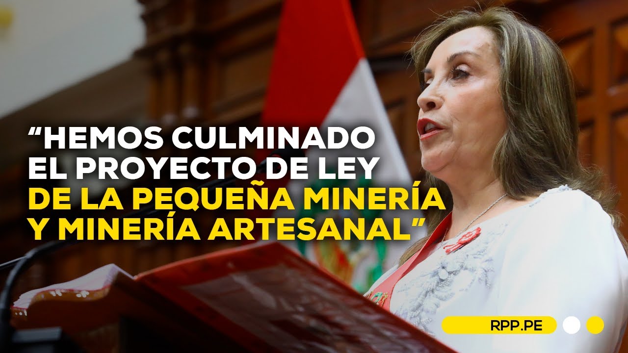 Dina Boluarte comenta sobre Tía María y el impulso minero en Perú #NUESTRATIERRACELEBRA | EN VIVO