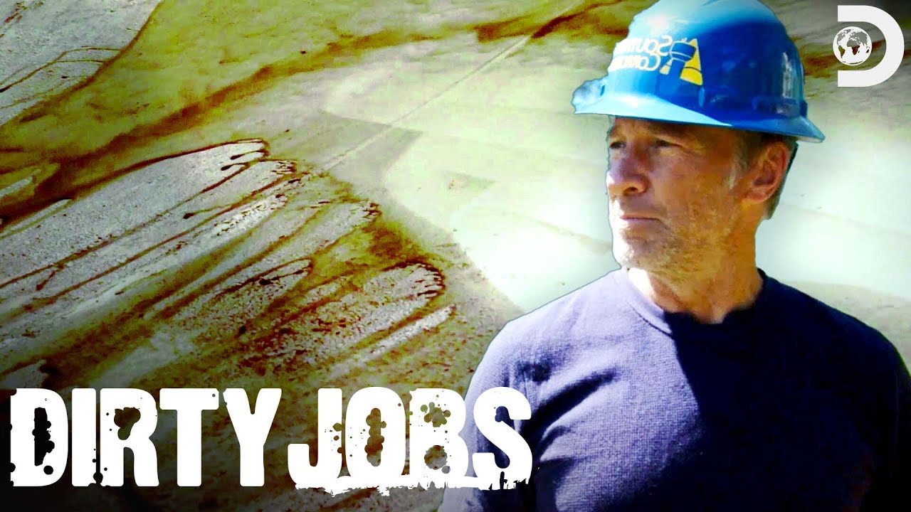 Mike Rowe Cleans Out the Grime Inside a Water Tower! | Dirty Jobs