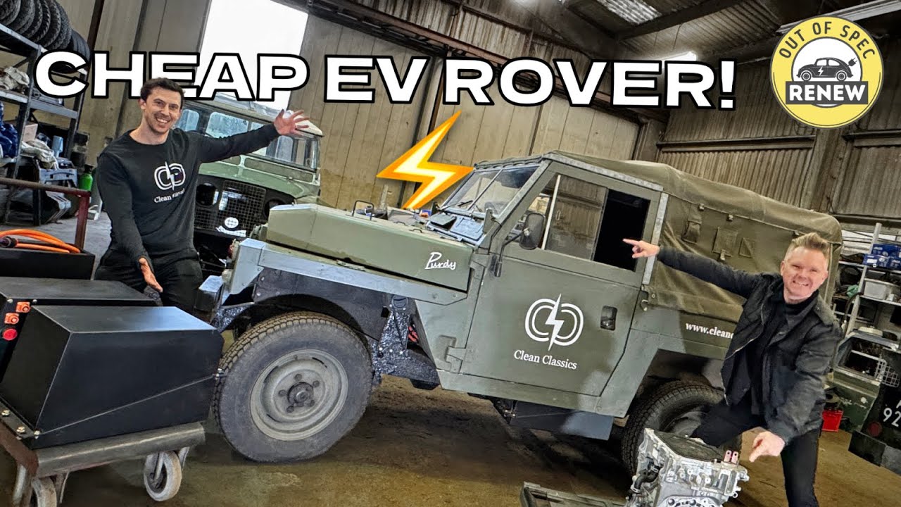This Might Be The Smartest Way To Make A Cheap Land Rover EV!