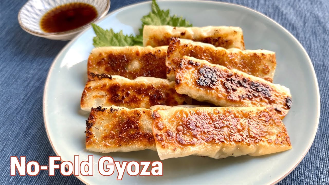 No-Fold Gyoza - Noriko's Kitchen - Japanese Cooking 101