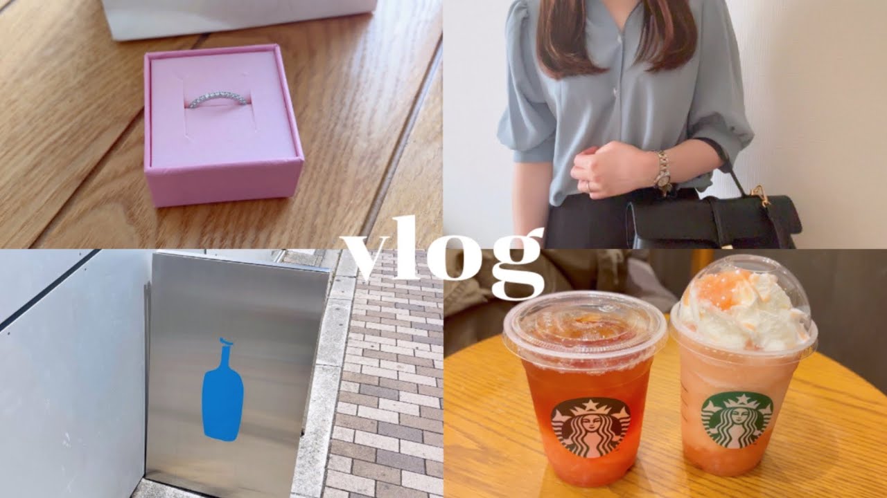 ［vlog］ゆったり過ごす夏の日常vlog🍑 | カフェ | 自炊 | 購入品💍（スワロフスキー,UNIQLO） | ネイル | 美容院 