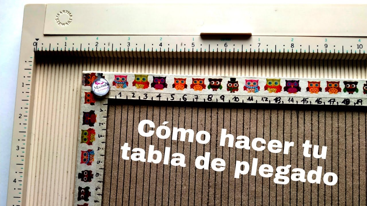 Tip como hacer tu tabla de plegado en centímetros