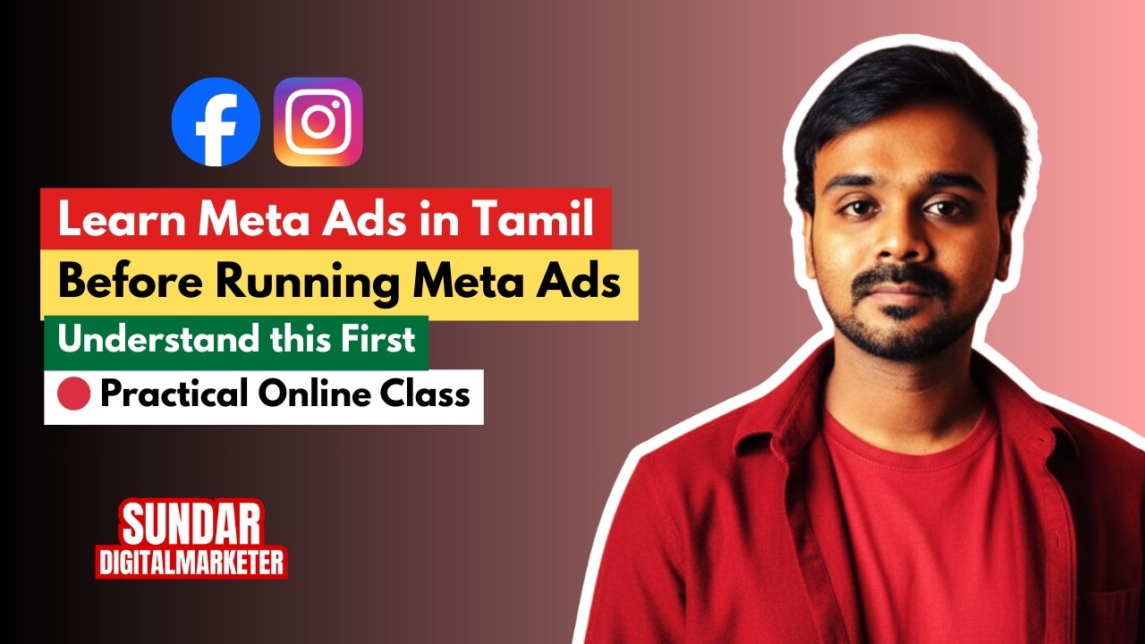 🔴 Meta Ads Live Class in Tamil | Before Running Meta Ads.. Understand This First 👍