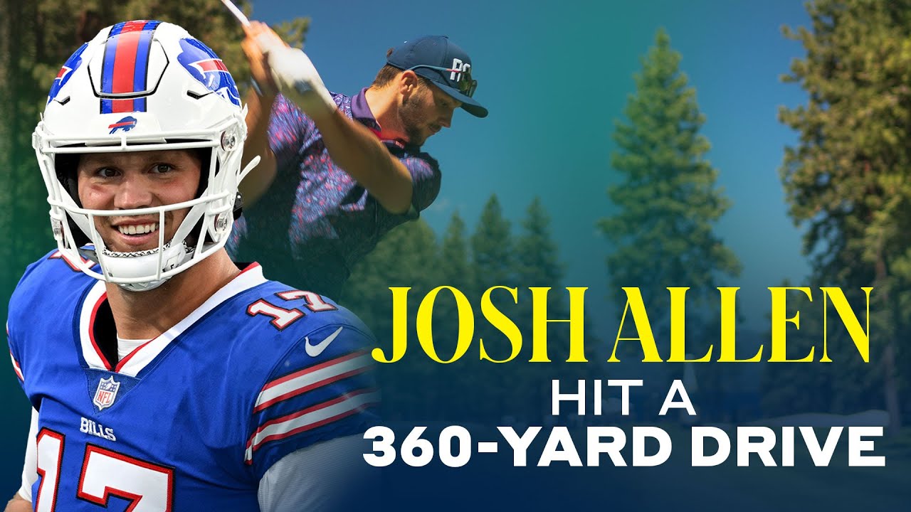 Josh Allen hit an epic long drive and reflects on playing Augusta National