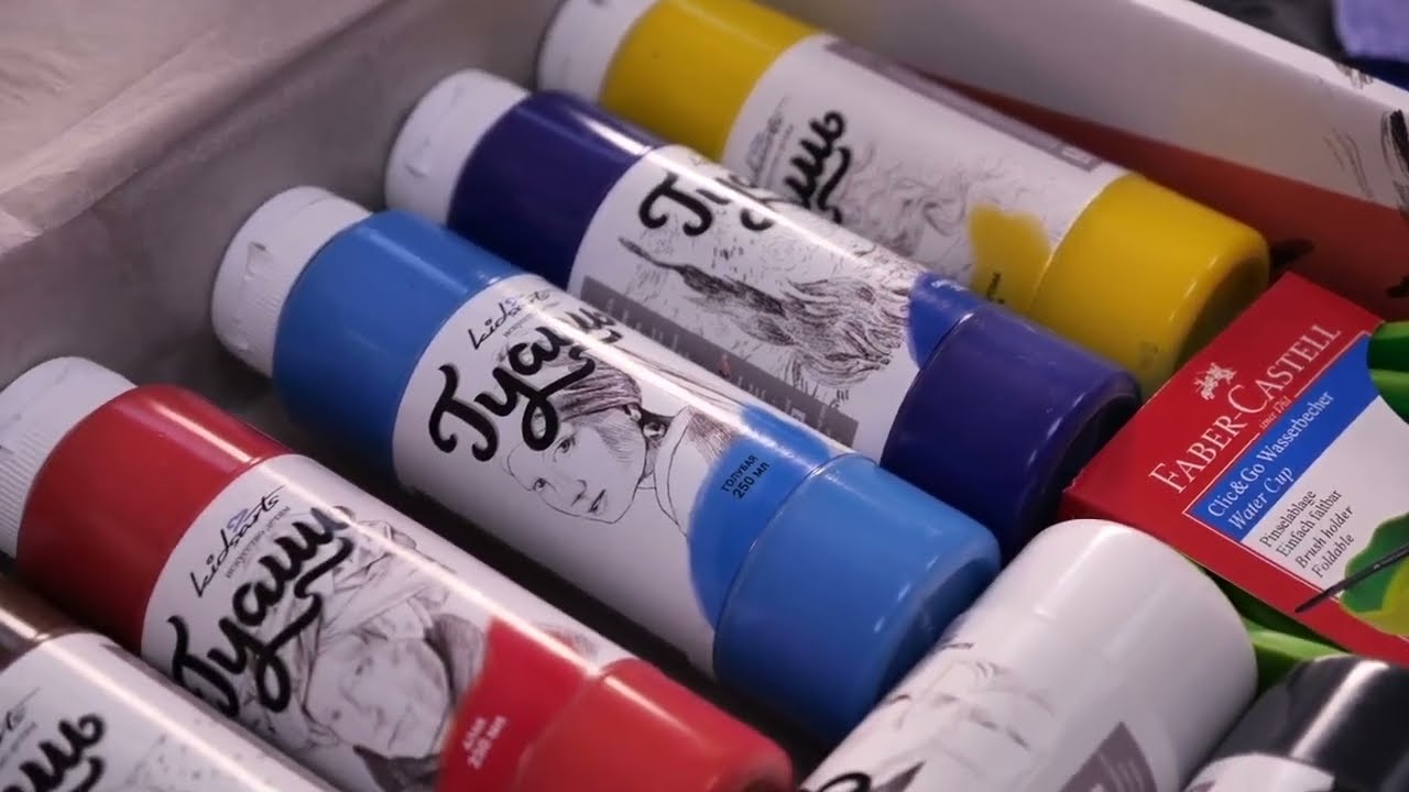Распаковка.Детский набор для рисования "Kidsarts" ArtBox