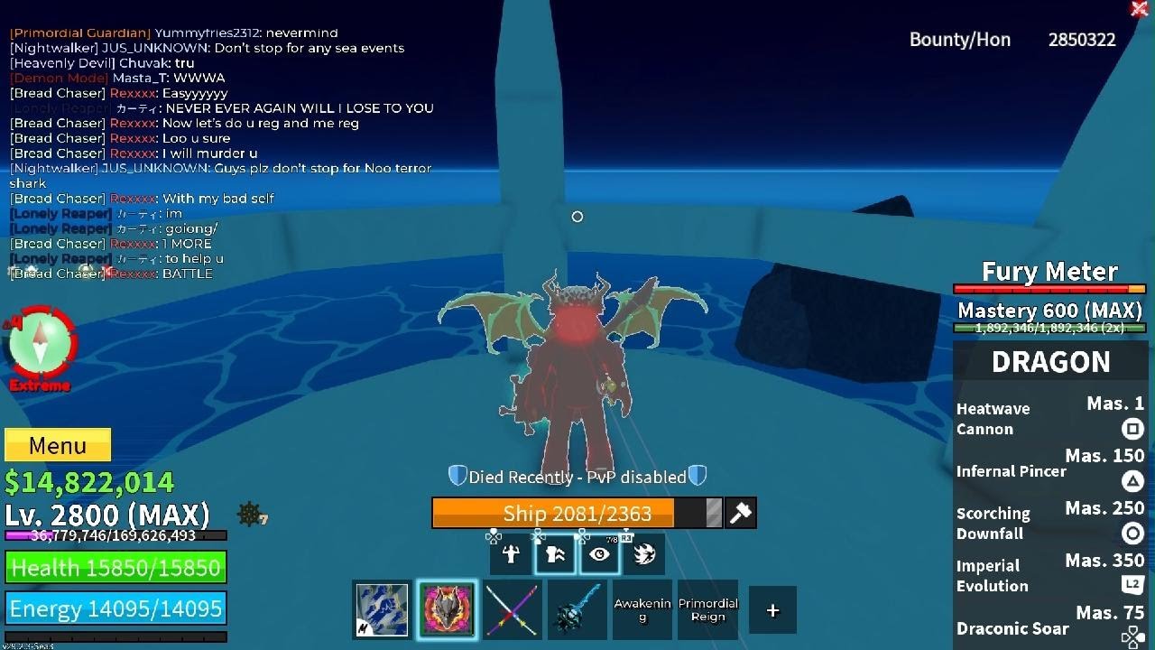 Levi hunting so my freidn could be able to get draco v4