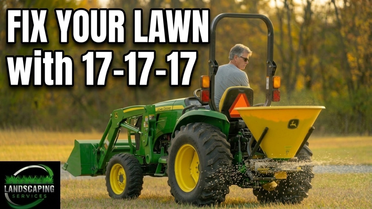 FALL FERTILIZE USING 17-17-17
