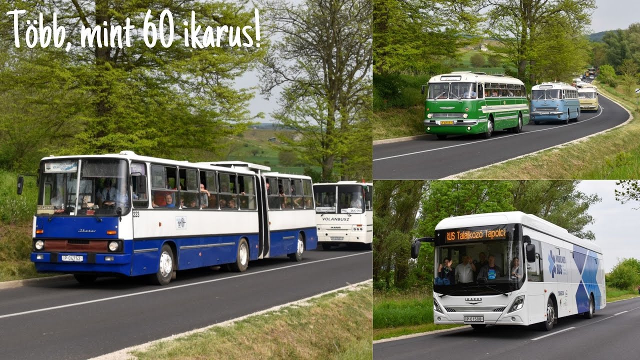 Nemzetközi Ikarus Találkozó Tapolca 2022 | Teljes felvonulás
