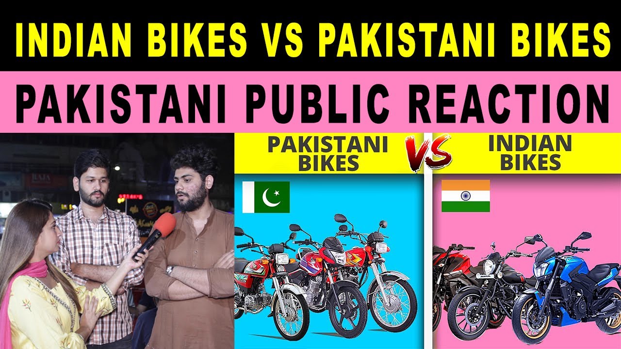 Pakistani Public Reaction On Indian Vs Pakistani Bikes | Unbiased Comparison | India's Top Facts
