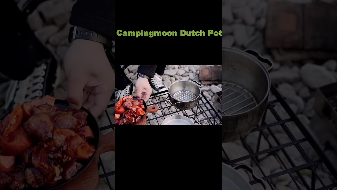 Campingmoon Dutch Pot 🍲 Multi-Functional Stainless Steel Camping Cookware | DO-25