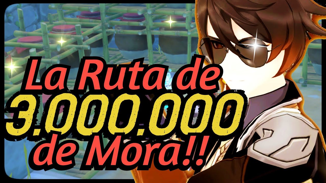 ⭐GANA 3M de MORA POR VERSIÓN DEL JUEGO!!⭐ LA MEJOR RUTA DE ARTEFACTOS v2.0 | Genshin Impact Español