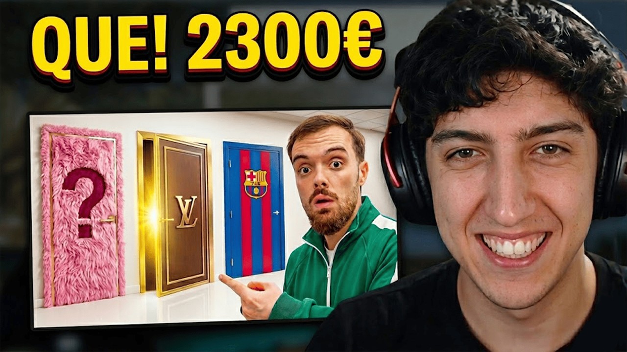 Elige La MEJOR PUERTA para Ganar reaccionando a Ibai