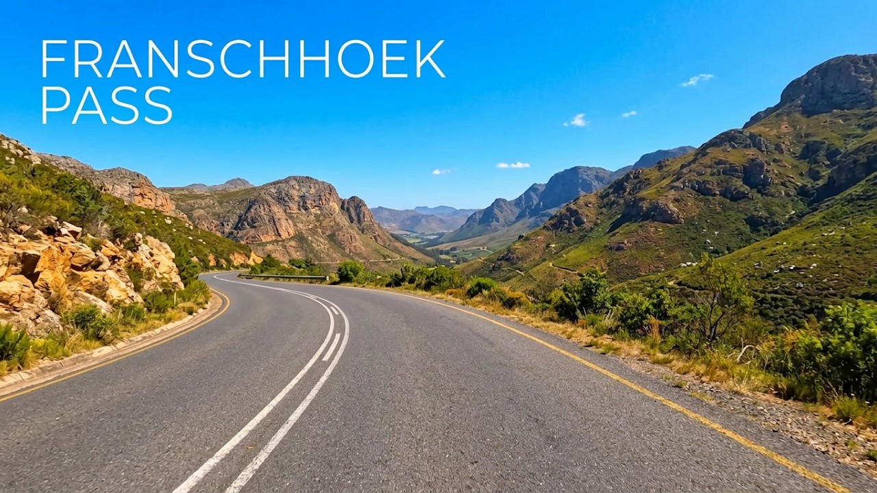R45 Franschhoek Pass & Wine Valley | South Africa 4K