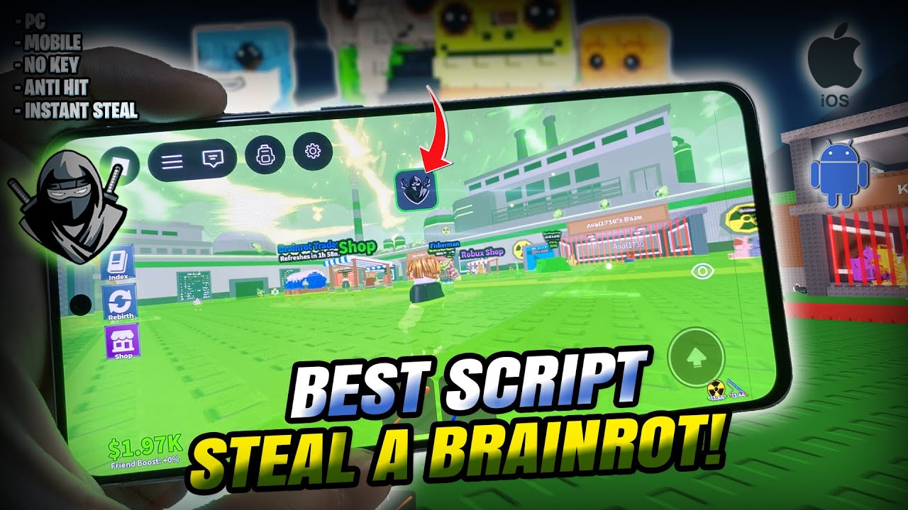 Steal A Brainrot Script Mobile - Steal a Brainrot Roblox Script (NO KEY) iOS Android APK 2026