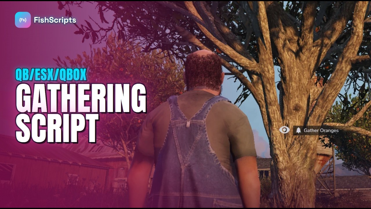 FiveM Gathering Script | QBCORE / ESX / QBOX