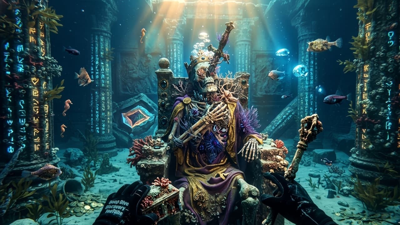 Broken Crown Still on Skull – Discovery of Ancient King at the Bottom of the Sea