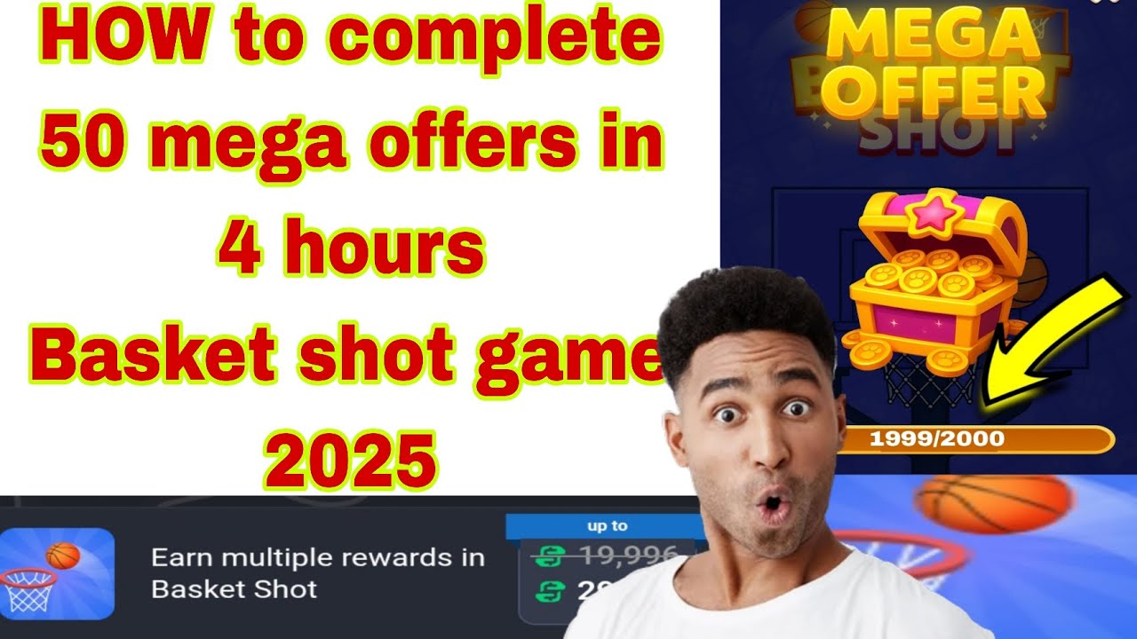 Как выполнить 50 мегапредложений в игре Basket Shot Game 2025