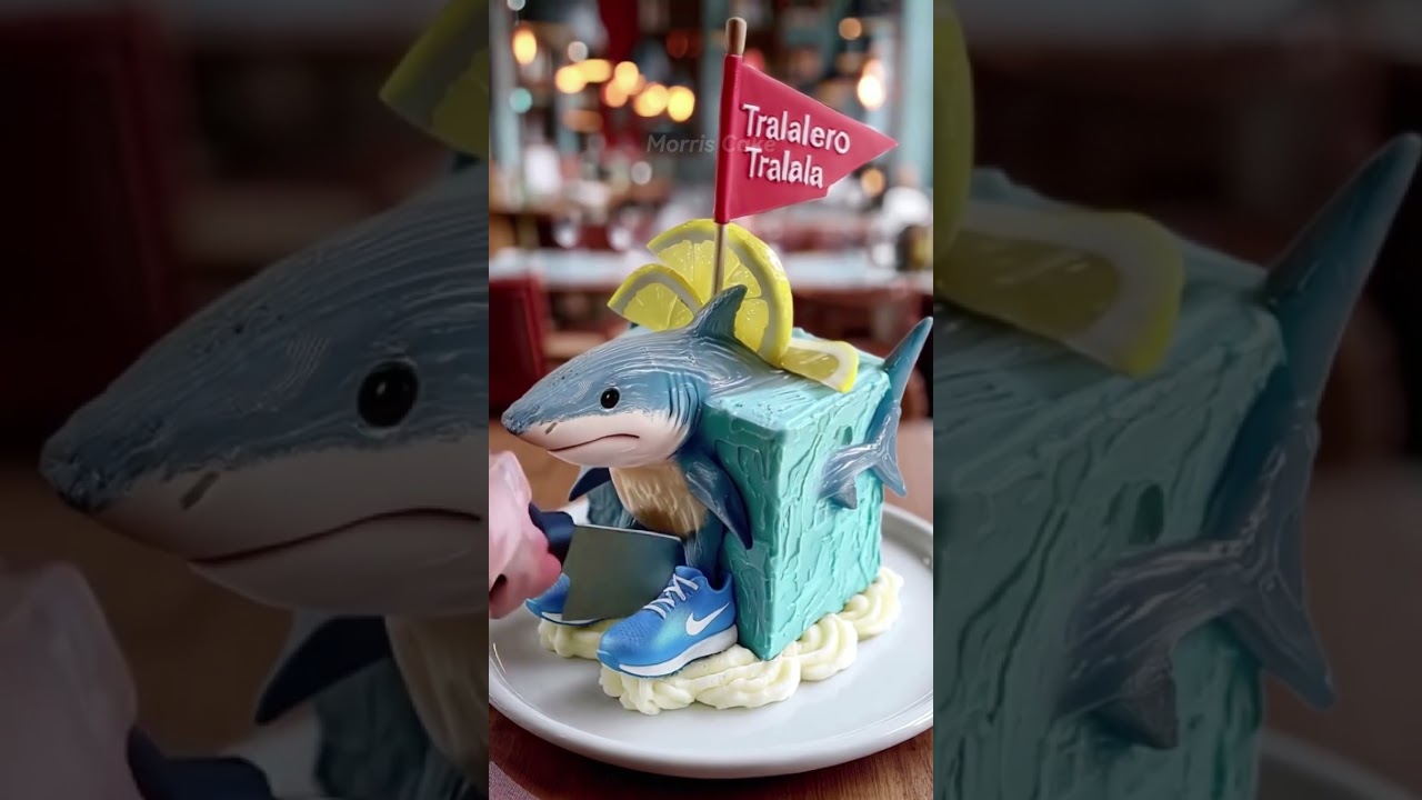 Tralalero Tralala Cake Slicing &ndash; Colorful Brainrot Delight! 🦈🍰